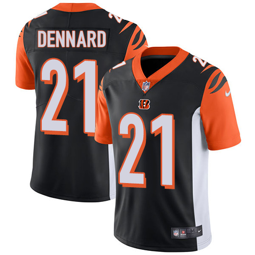 Nike Bengals #21 Darqueze Dennard Black Team Color Men's Stitched NFL Vapor Untouchable Limited Jersey